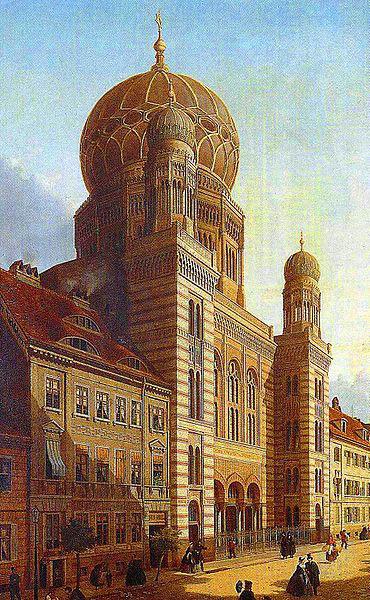 unknow artist Berlin-Synagoge in der Oranienburger Strabe Germany oil painting art